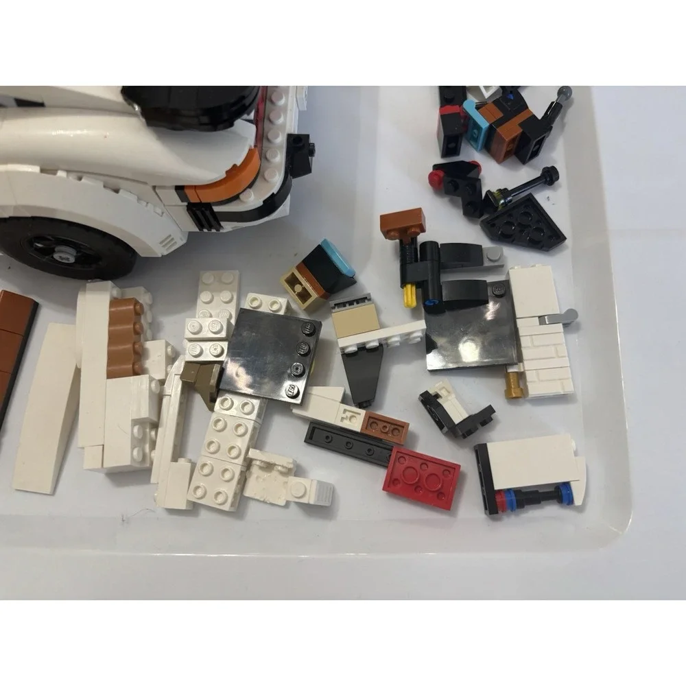 LEGO Technic Porsche 911 RSR 42096 White Race Car Parts